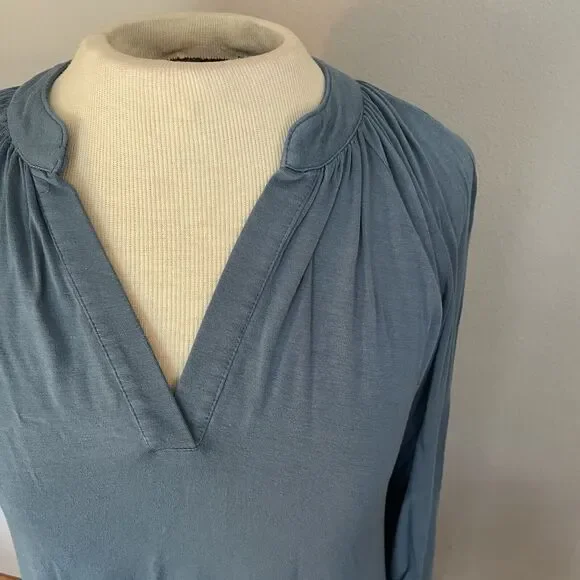 LAKE Pajamas Nightgown XS Oversized Maxi Sleep Blue Soft Comfy Lightweight EUC - Picture 9 of 14